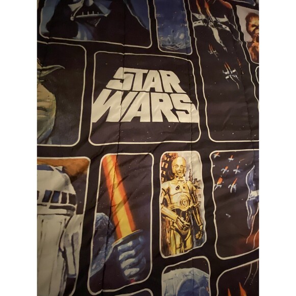 Vintage Star Wars Empire Strikes Back Comforter Twin/ Full 72x86 Jay Franco - Picture 4 of 16